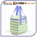 Thermal Disposable Food Bag With Plaid Pattern Portable Thermal Bags for Food